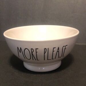 Rae Dunn Artisan Collection by Magenta Small Footed Bowl “More Please”
